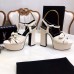 2020 New Brand Women's Sandals Genuine Leather Women's Shoes Open Toe Platform Summer Sandals High Heels Sandals Shoes Size35-41